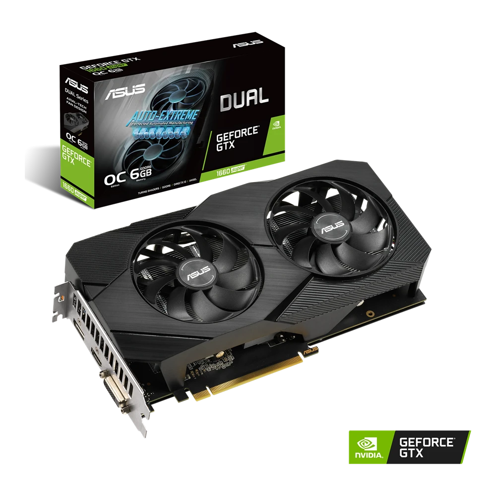 DUAL-GTX1660S-O6G-EVO - Especificaciones｜Tarjetas gráficas｜ASUS España